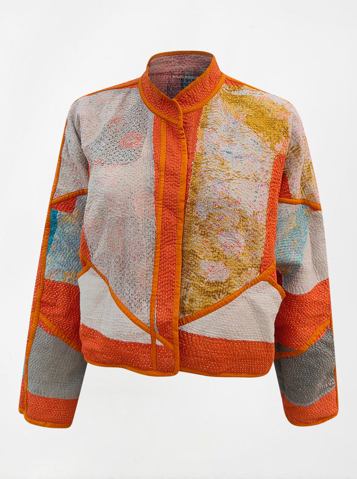kantha vintage crop jacket deepti (summer)