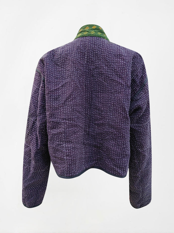 kantha vintage crop jacket dimple (summer)