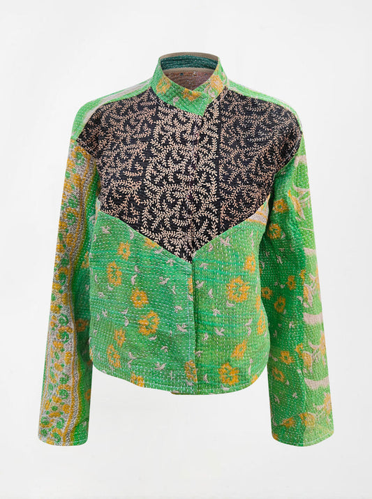 kantha vintage crop jacket ekta (summer)