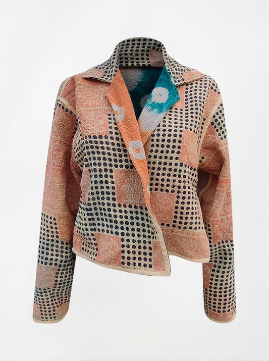 kantha vintage crop jacket garima (summer)