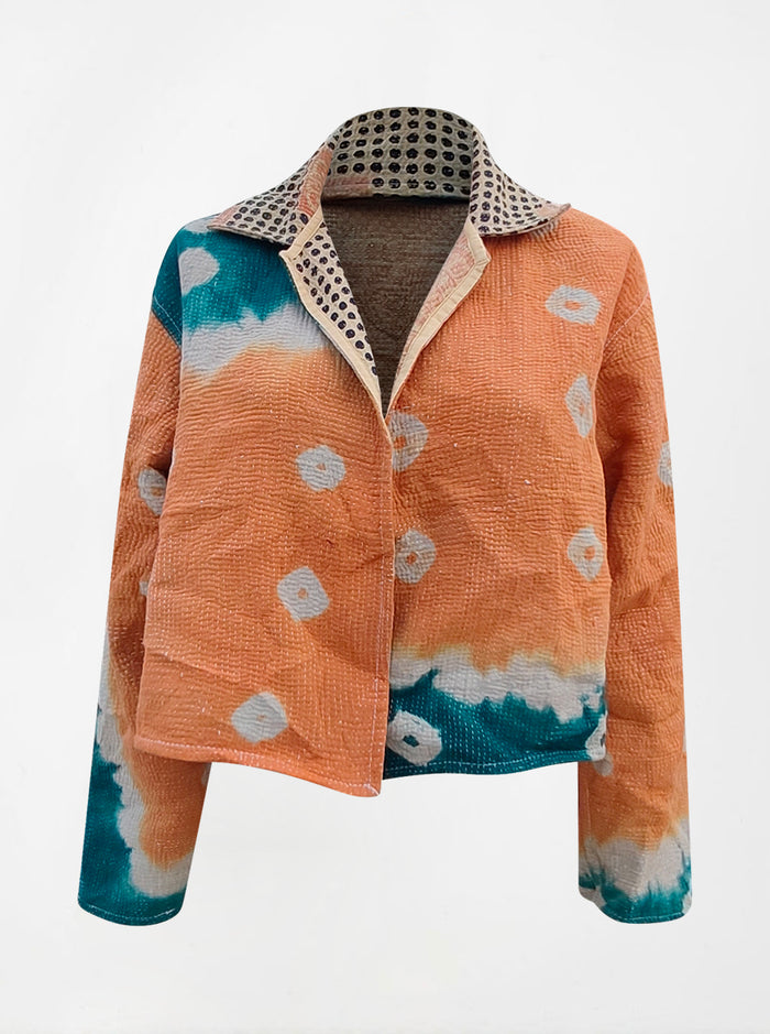 kantha vintage crop jacket garima (summer)