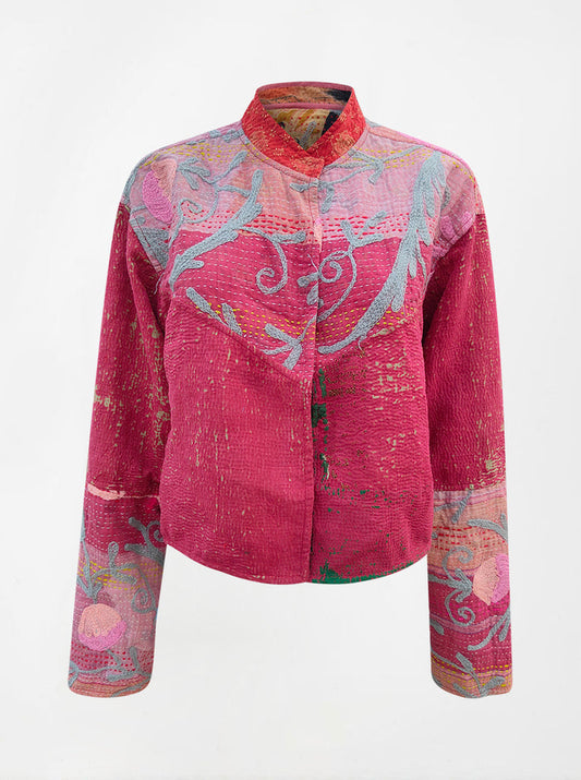 kantha vintage crop jacket gopi (summer)