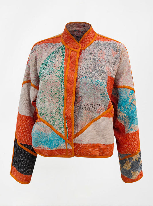 kantha vintage crop jacket leela (summer)