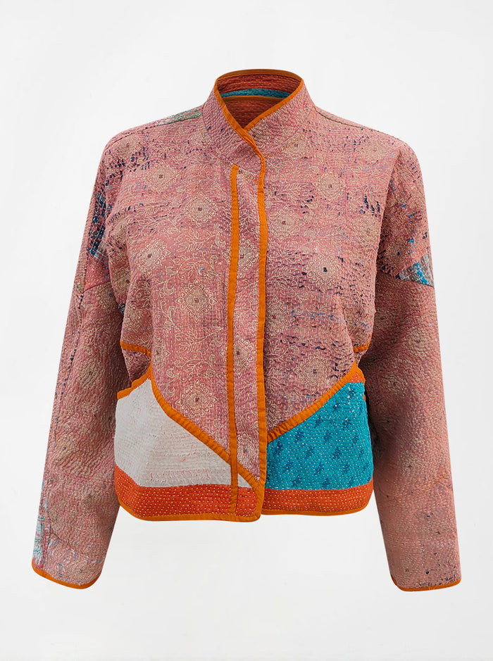 kantha vintage crop jacket leela (summer)