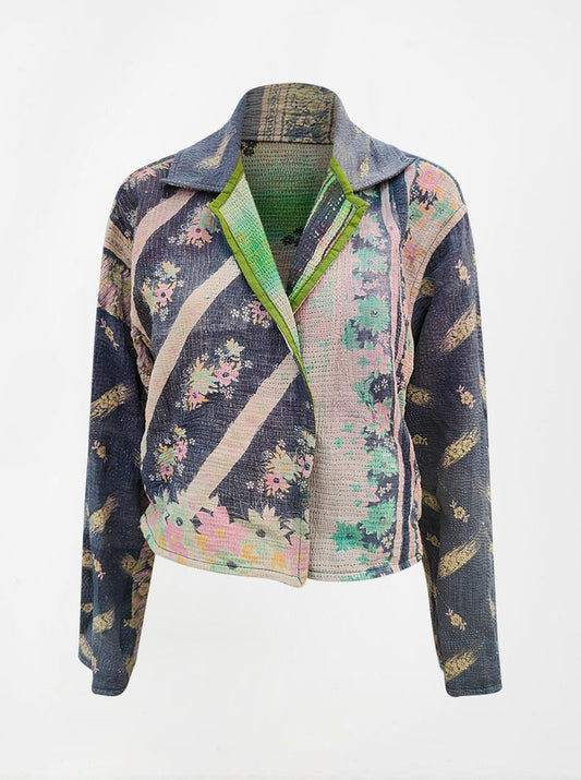 kantha vintage crop jacket meera (summer)