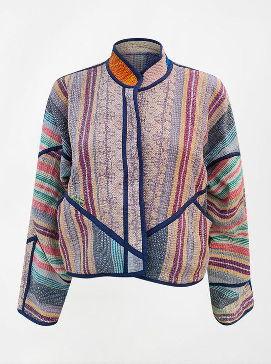 kantha vintage crop jacket natasha (summer)
