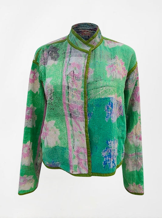 kantha vintage crop jacket neha (summer)