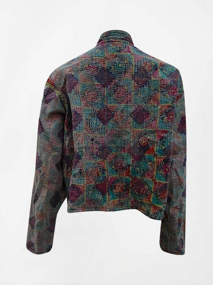 kantha vintage crop jacket neha (summer)