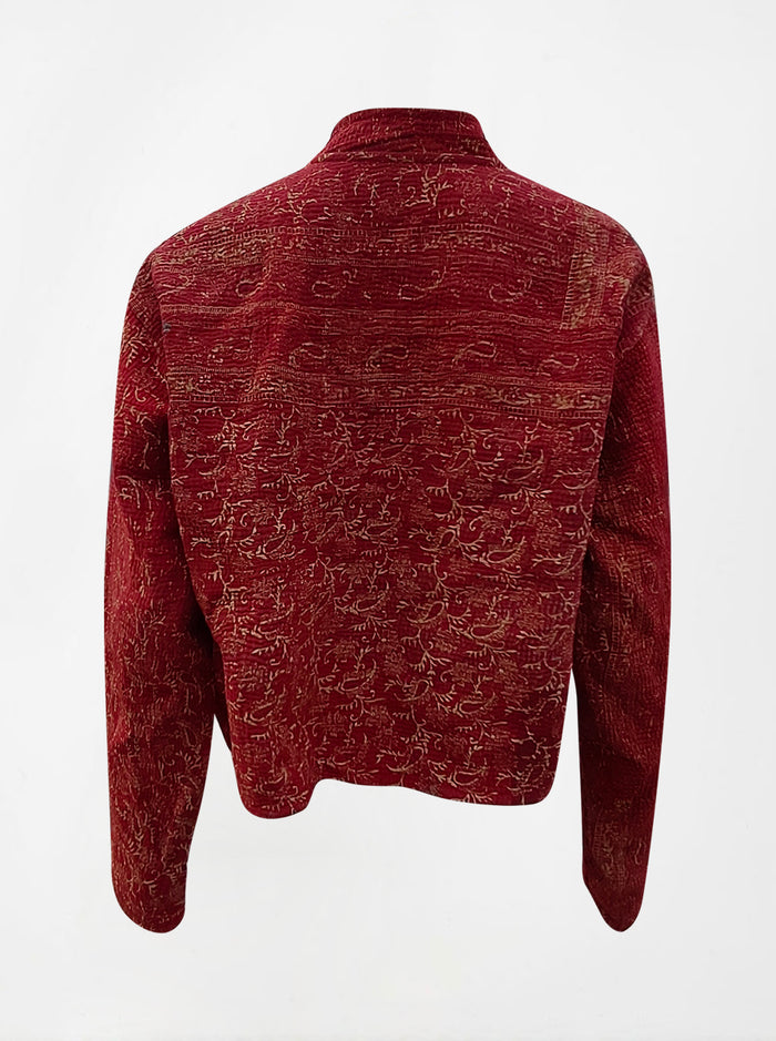kantha vintage crop jacket nilima (summer)