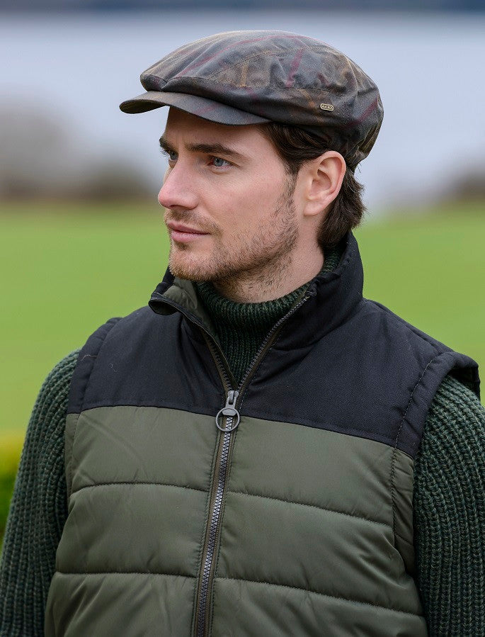 Kerry Wax Flat Cap - Tartan #color_tartan