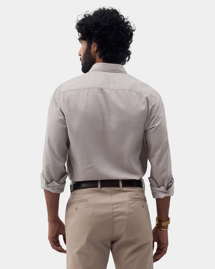 Khaki Printed Shirt - Benico