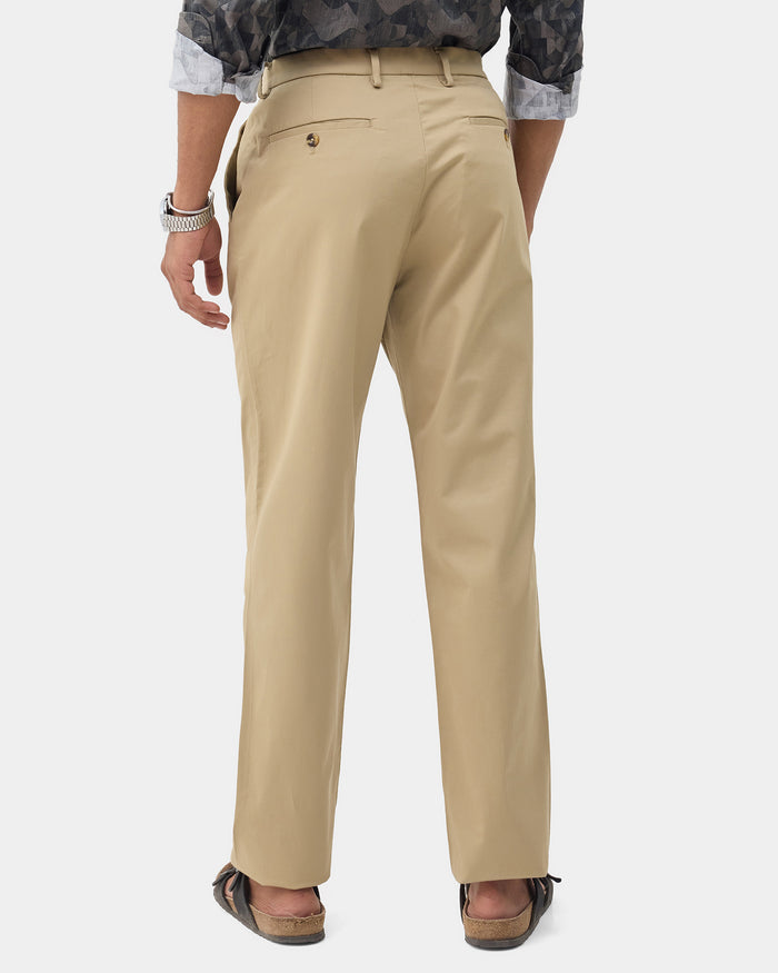 Khaki Solid Khakis - Bromo