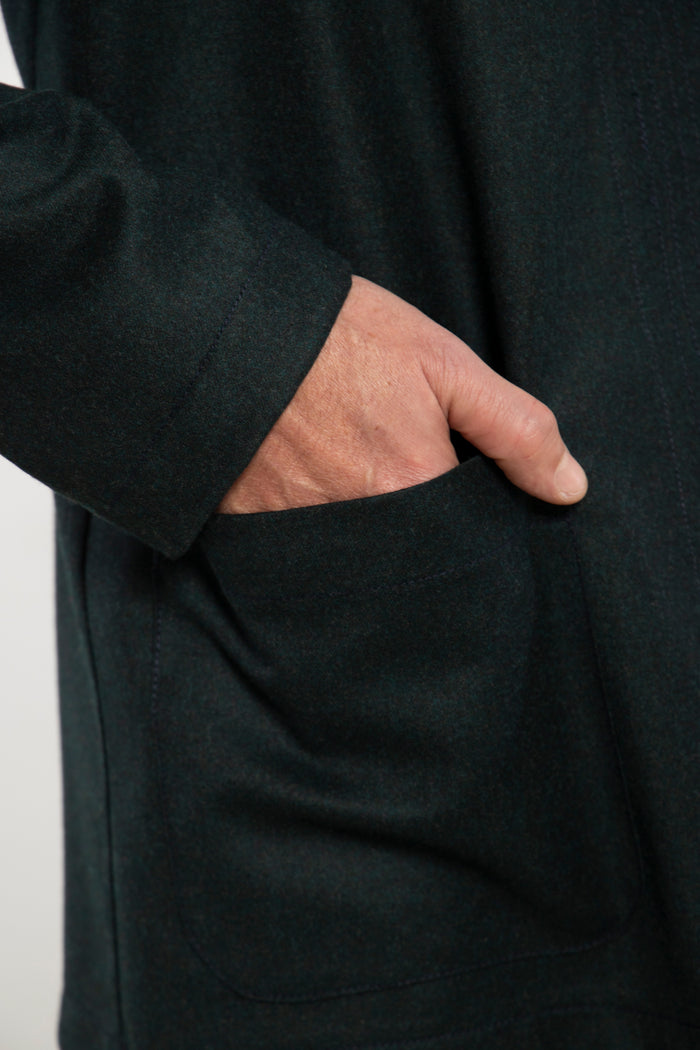 Khaled Wool & Cashmere Teal Jacket