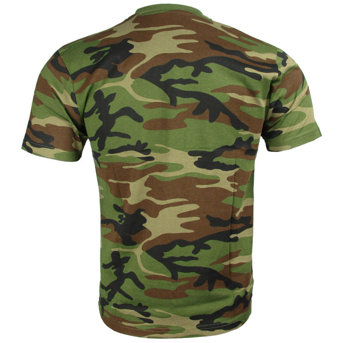 Kids Woodland Camo T-Shirt - Mil-Tec - Camouflage T-Shirts