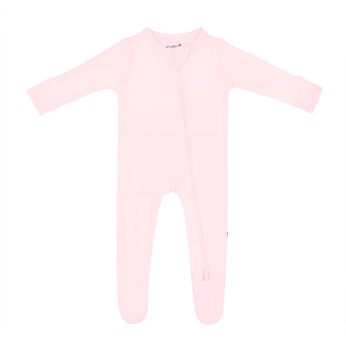 Kyte BABY Zippered Footie in Sakura - Wee Bee Baby Boutique