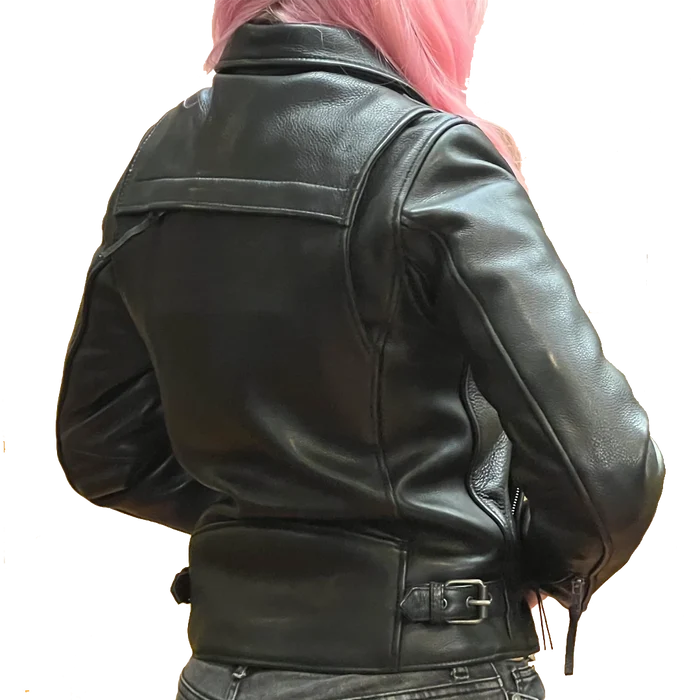 Ladies Night Rider Jacket: Eagle Leather's Women's Night Rider Jacket
Ride in Style
Embark on a journey where style meets rug
