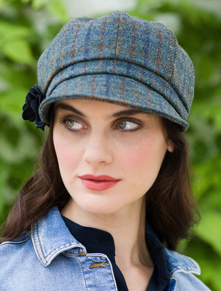 Teal & Brown Plaid / One Size