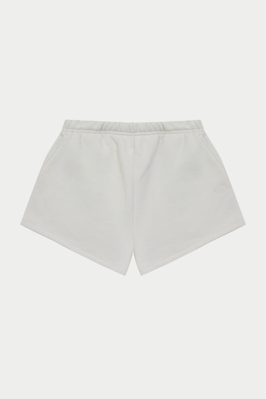 LAUNDERED CLASSICS BOYFRIEND SHORTS - ECRU