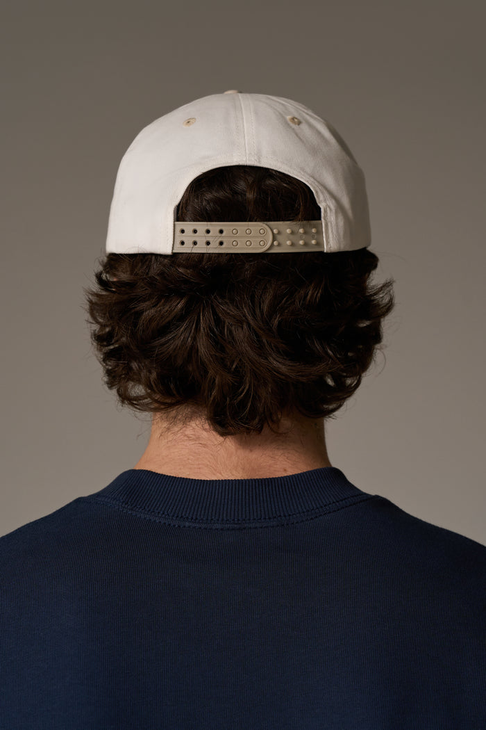 LAUREL EMBROIDERY CAP - BEIGE