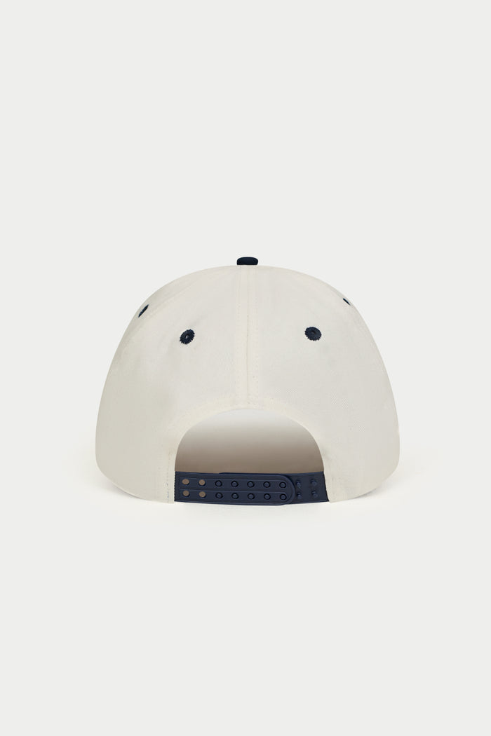 LAUREL EMBROIDERY CAP - NAVY