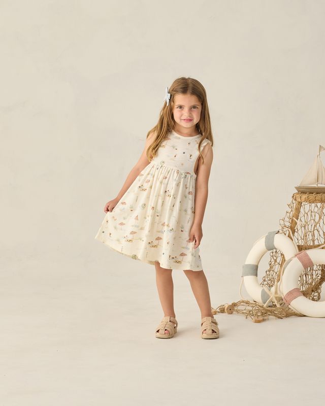 Layla Dress || Beach Day (3-6Mo)