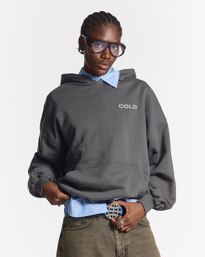 LIBERTY HOODIE GREY - COLD CULTURE #woman