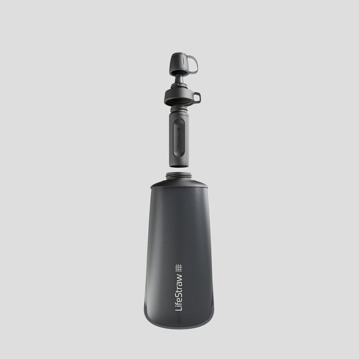 LifeStraw Peak Squeeze Bottle 1L - Dark Grey
