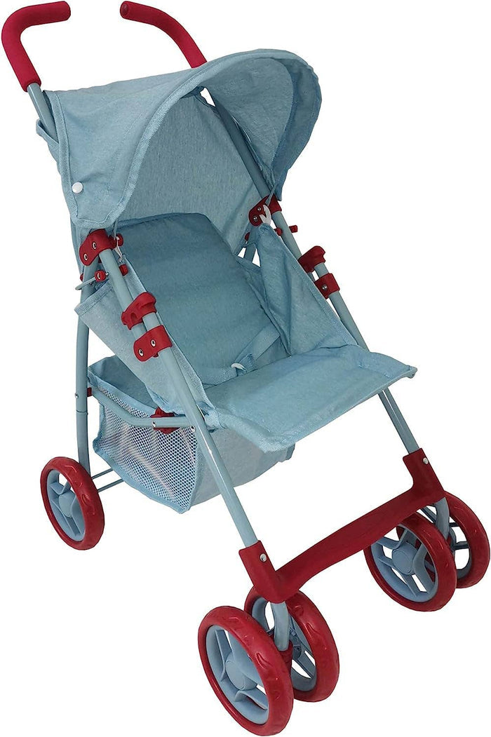 Light Denim Baby Doll Stroller