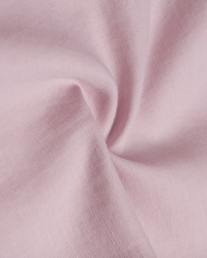 Light Pink Linen Solid Shirt - Cleo