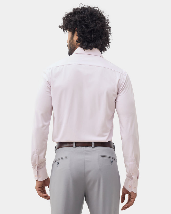 Light Pink Solid Shirt - Electra