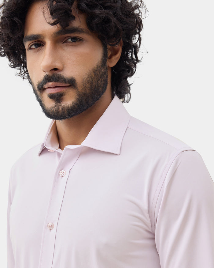 Light Pink Solid Shirt - Electra