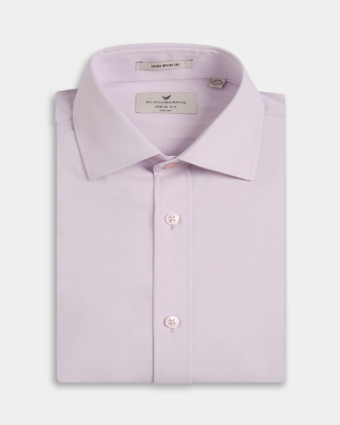 Light Pink Solid Shirt - Electra