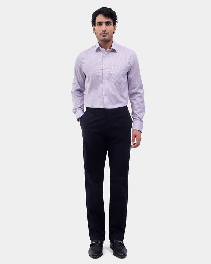 Lilac Printed Shirt - Livo