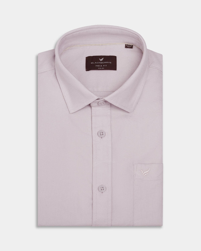 Lilac Textured Shirt - Caty