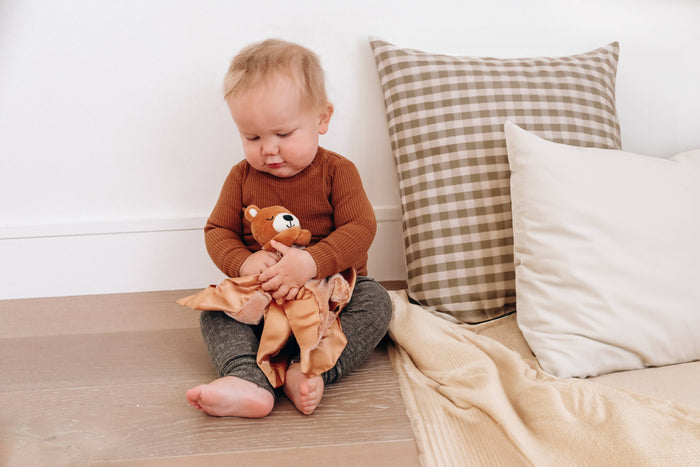 Little Camper Baby Lovey - Wee Bee Baby Boutique