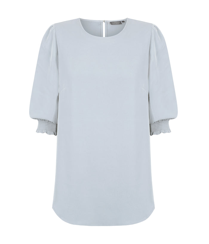 Lola 3/4 Sleeve Shirred Cuff Top