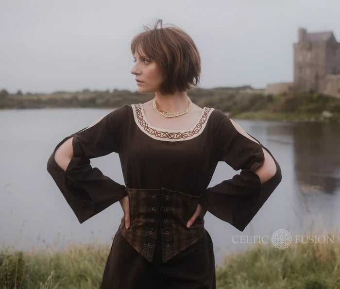 Celtic Fusion Design, Irish-designed folklore-inspired clothing created with a focus on sustainability, natural textures, and
