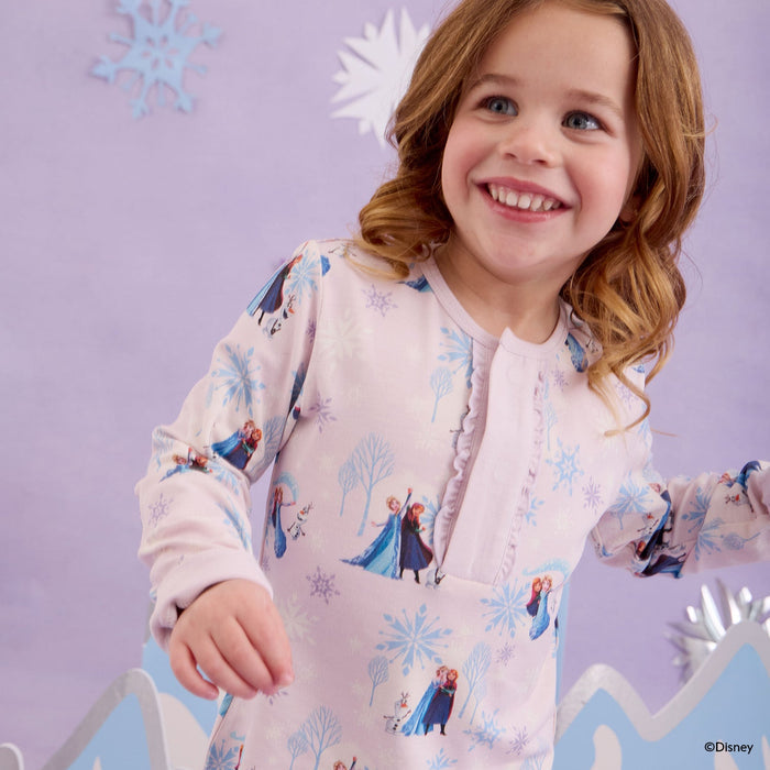 Magnetic Me Frozen Right Fit Long Sleeve Magnetic Ruffle PJ Set (12-18mo, 18-24mo) - Wee Bee Baby Boutique
