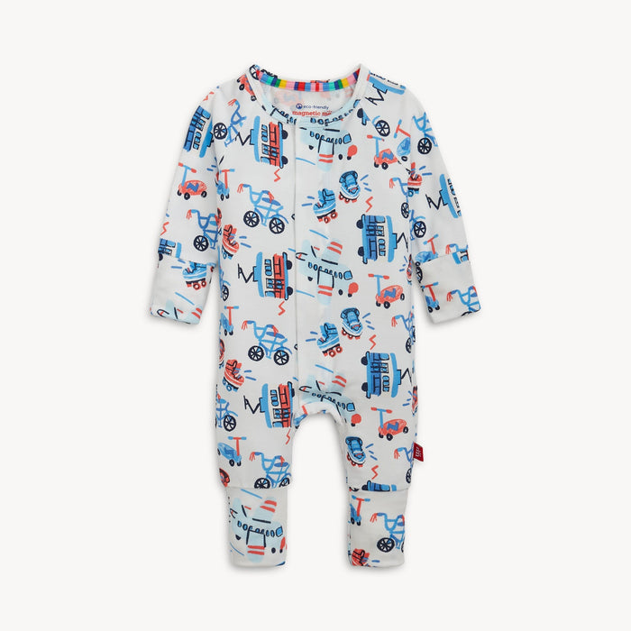 Magnetic Me I Wheel Survive Magnetic Convertible Coverall - Wee Bee Baby Boutique
