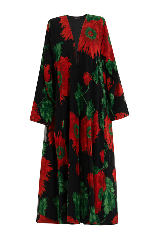 Malaki Floral Cotton Coat