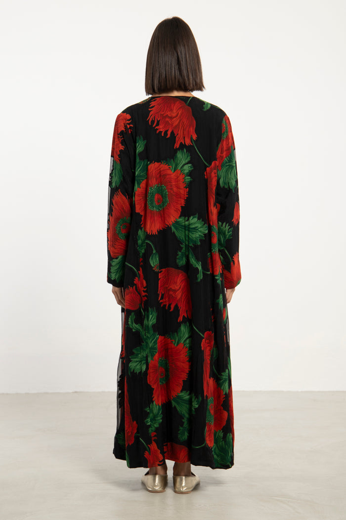 Malaki Floral Cotton Coat
