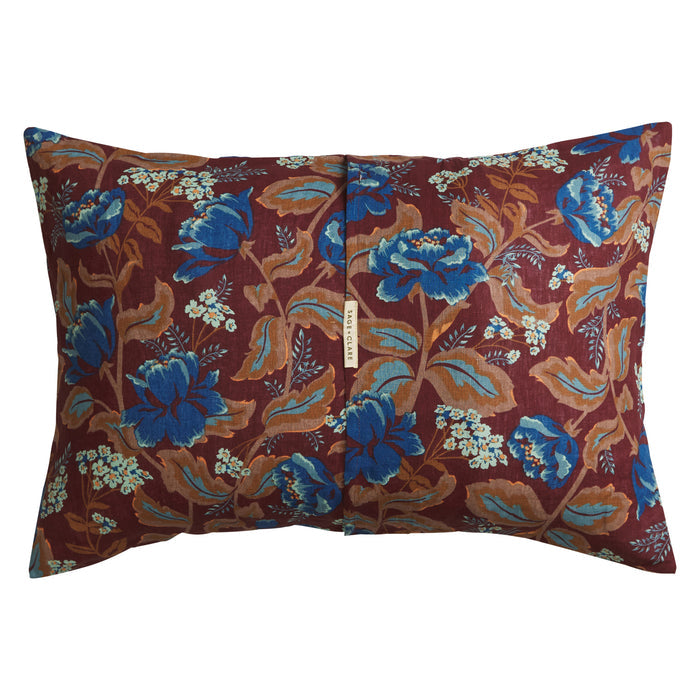 Margot Linen Pillowcase Set - Mahogany Standard