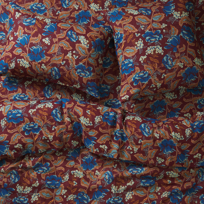 Margot Ruffle Valance - Mahogany Queen