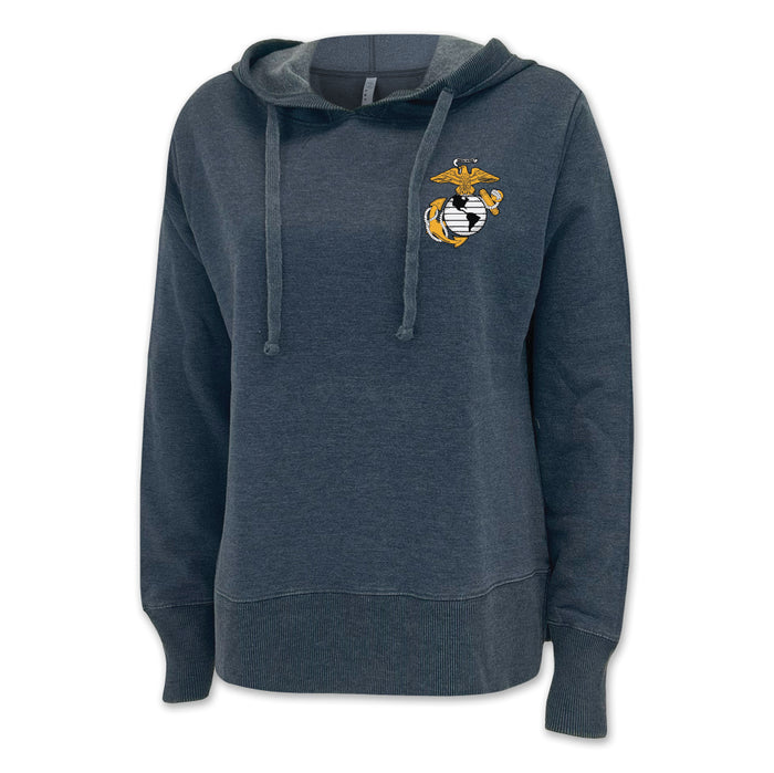 Marines EGA Left Chest Ladies Hood