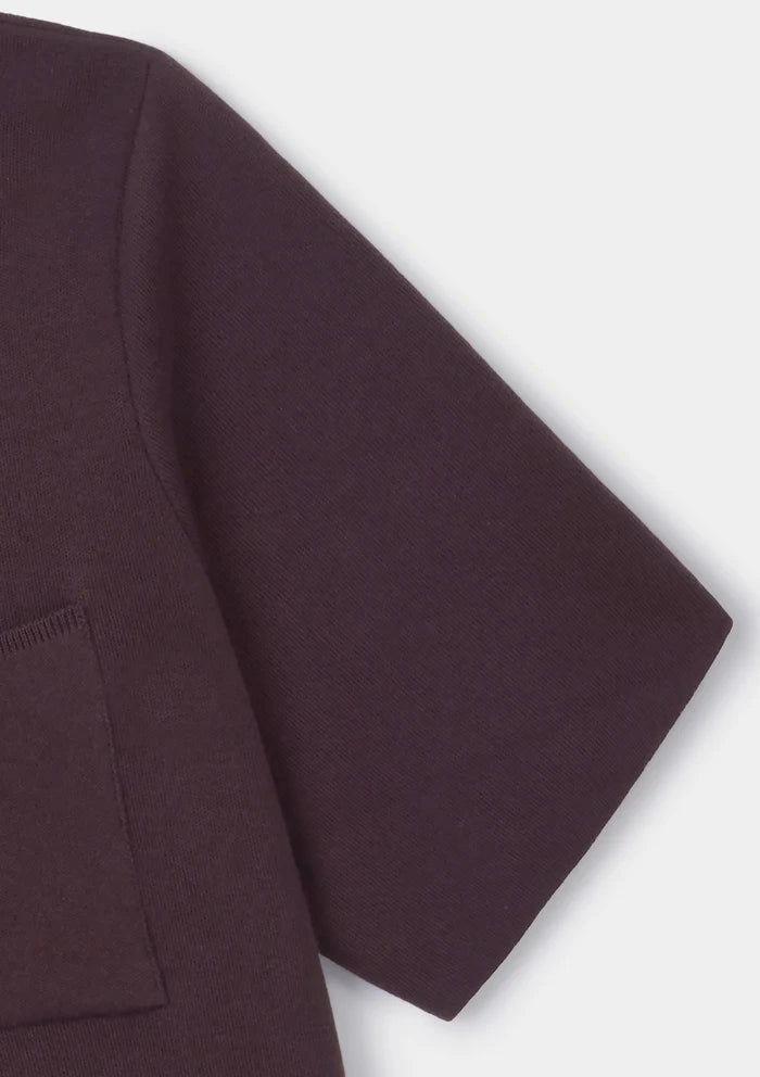 Maroon Cotton Knit Polo, Polo Shirt - SIRPLUS