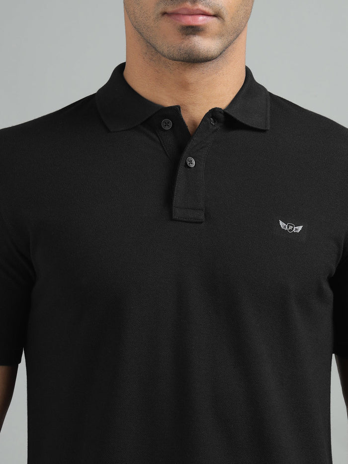 men-black-regular-fit-solid-polo-neck-thirt-tsh-0106-black
