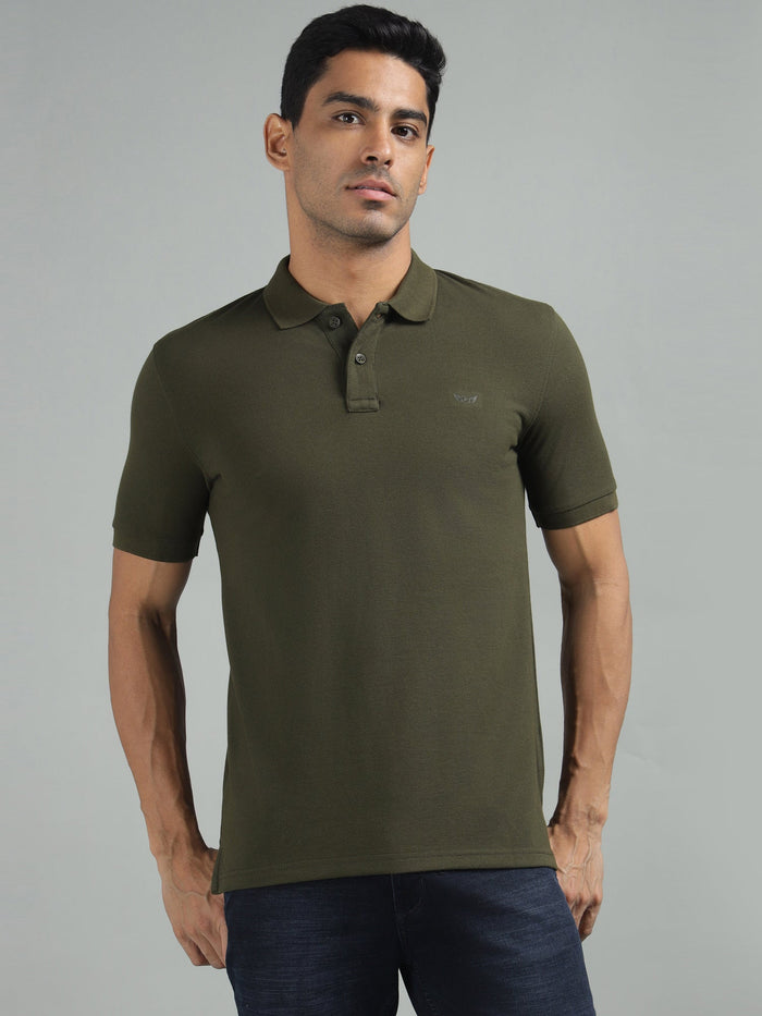 men-dark-olive-regular-fit-solid-polo-neck-thirt-tsh-0107-dark-olive