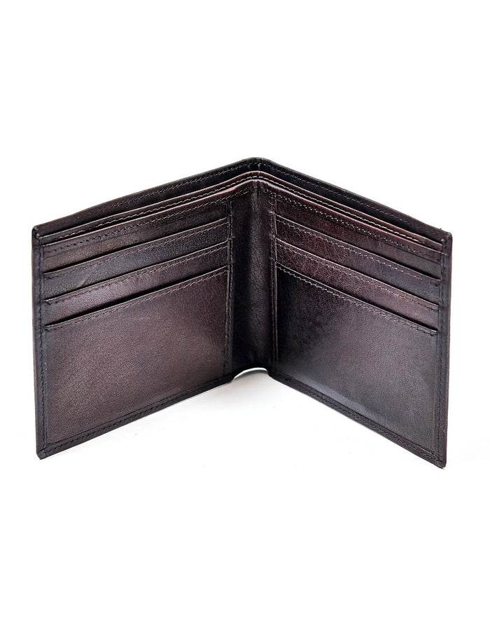 Mens Irish Leather Wallet - Brown #color-brown
