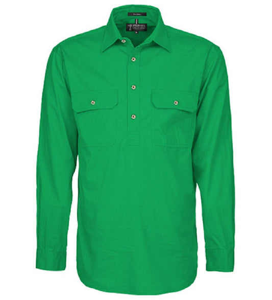 Men's Pilbara Closed Front L/S Shirt RM200CF