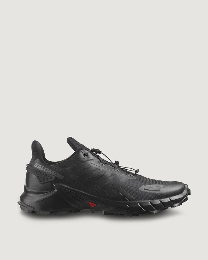 Men's Salomon SuperCross 4 Trail Running Shoes - Black/Black/Black